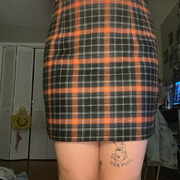 vintage plaid skirt - Picture 4 of 4